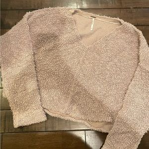 Free People XS cropped sweater